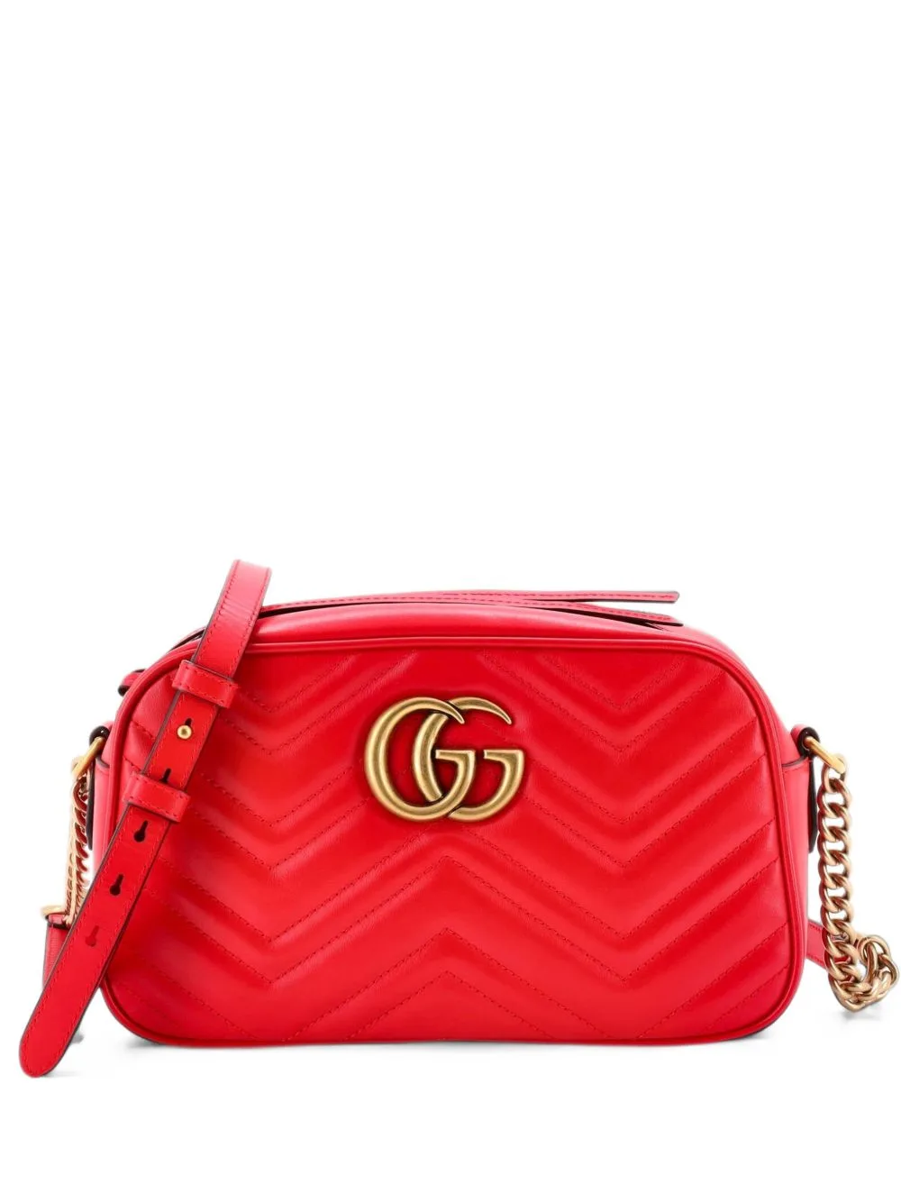 GG Marmont Shoulder Bag Matelasse Leather Small Crossbody Bag by Gucci Pre-Owned