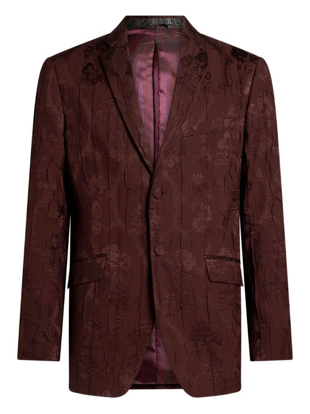 Pleated Floral-Pattern Jacket by ETRO
