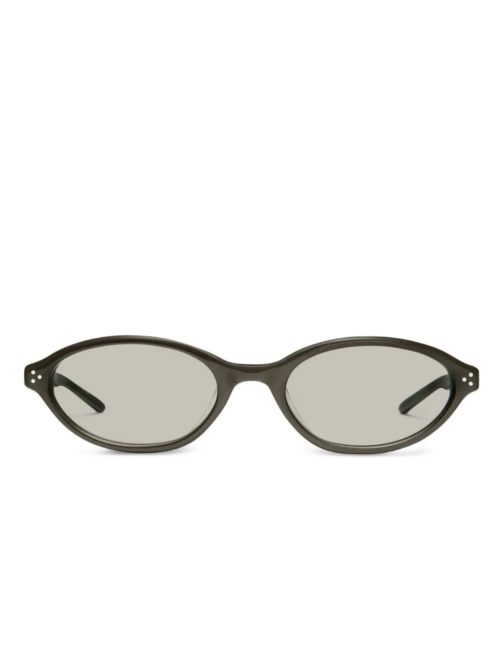 La Cha BR4 Oval-Frame Sunglasses by Gentle Monster