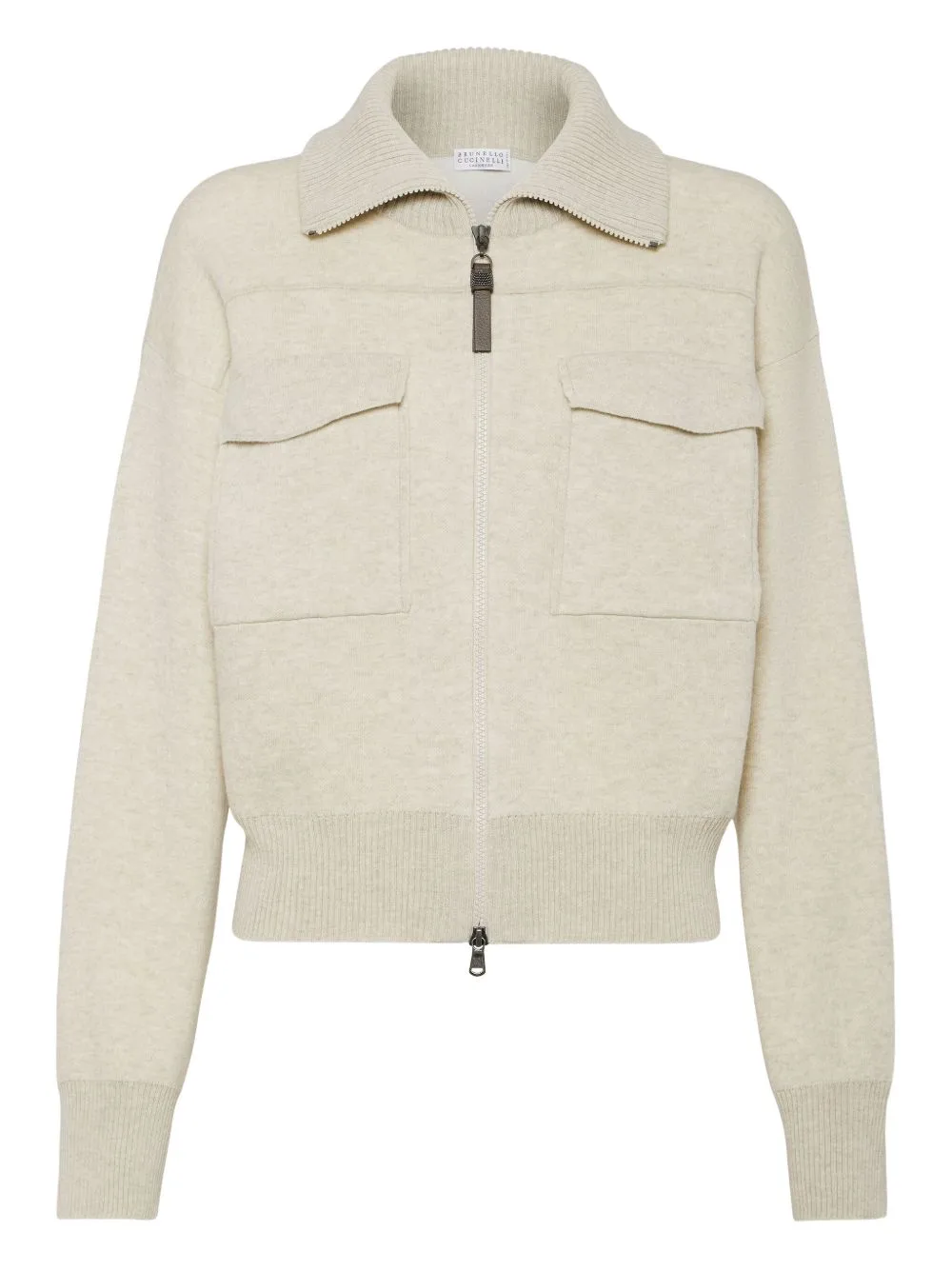 Double-Knit Cardigan by Brunello Cucinelli