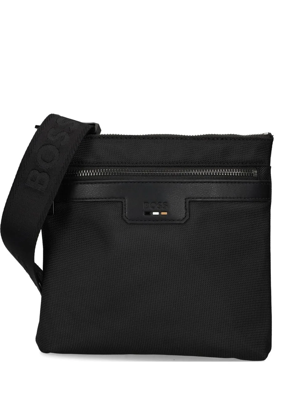 Logo-Debossed Messenger Bag by BOSS