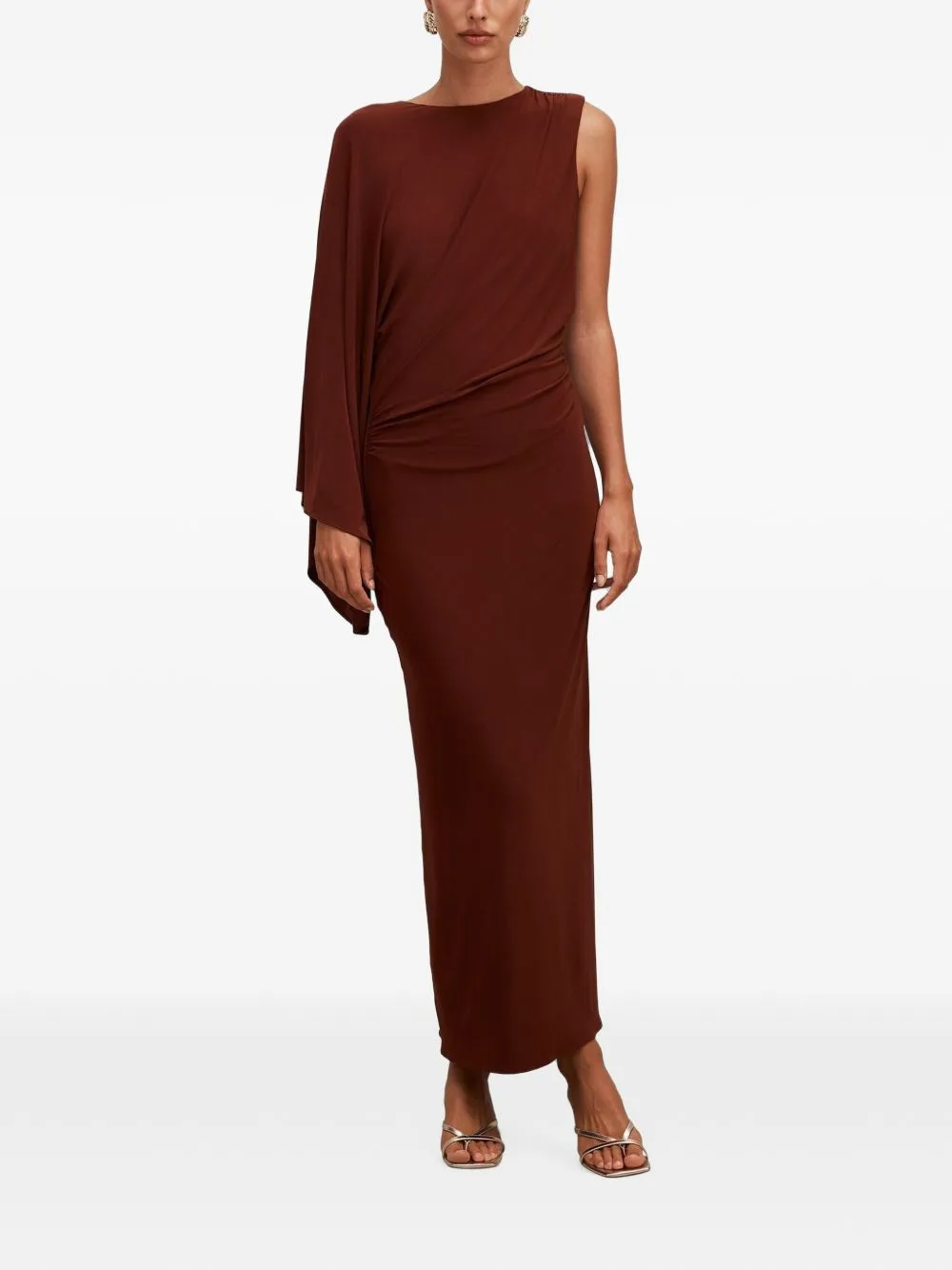 Fleur Cape-Shoulder Maxi Dress by Ever New