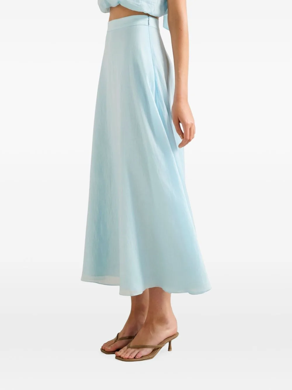 Maisie Circle Floral-Print Midi Skirt by Ever New