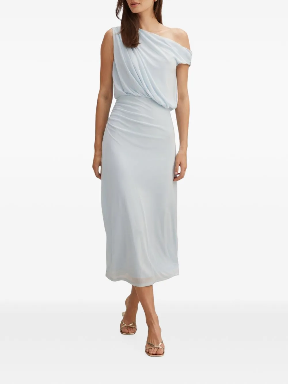 Honey One-Shoulder Midi Dress by Ever New