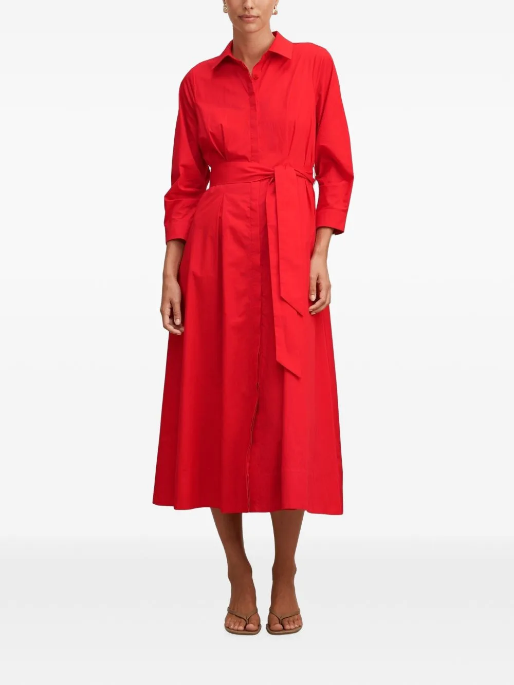 Sally Belted Midi Shirt Dress by Ever New