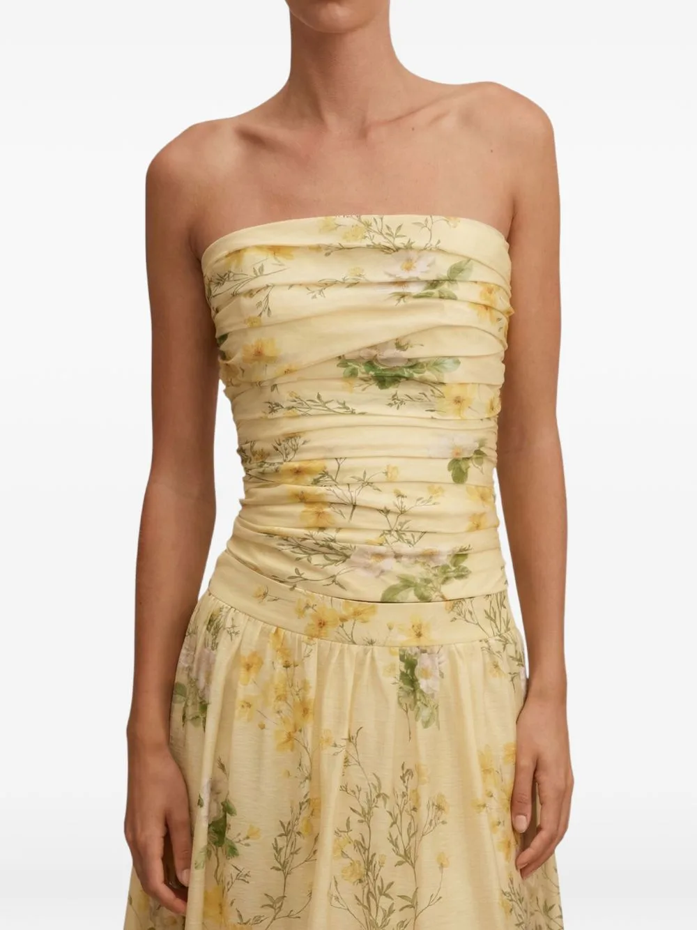 Palmer Gathered Strapless Top by Ever New