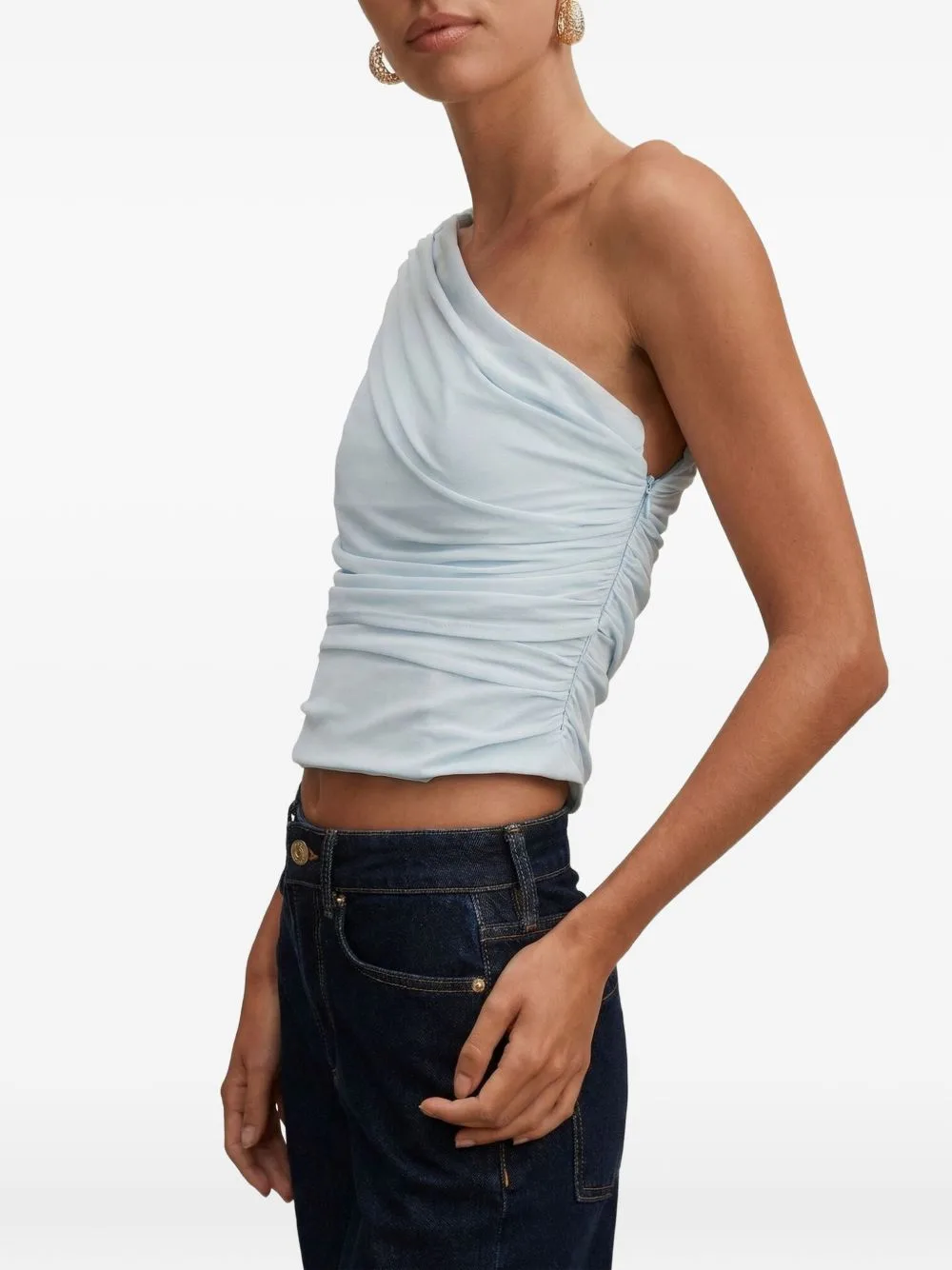 Samara Draped Mesh Top by Ever New
