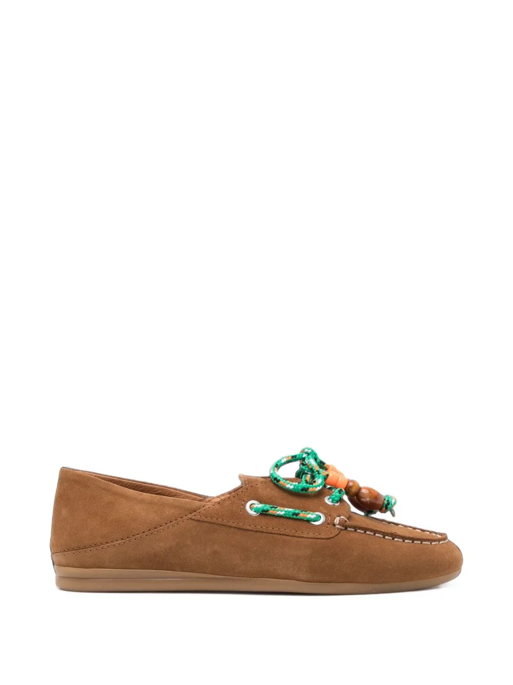 Tiwa Avellana Suede Mule Loafers