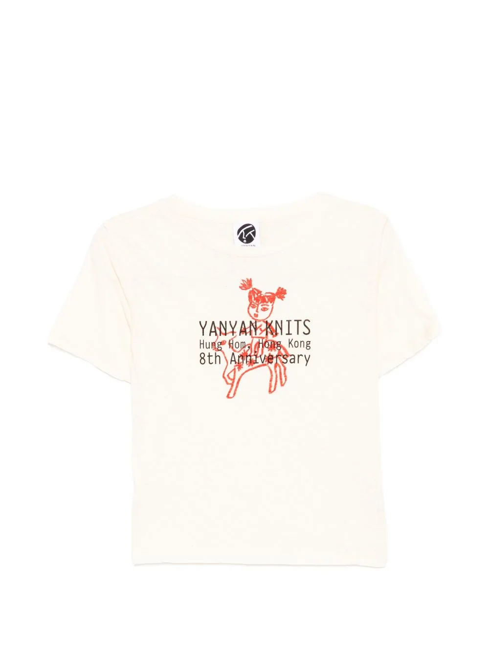 Printed T-Shirt by YANYAN KNITS