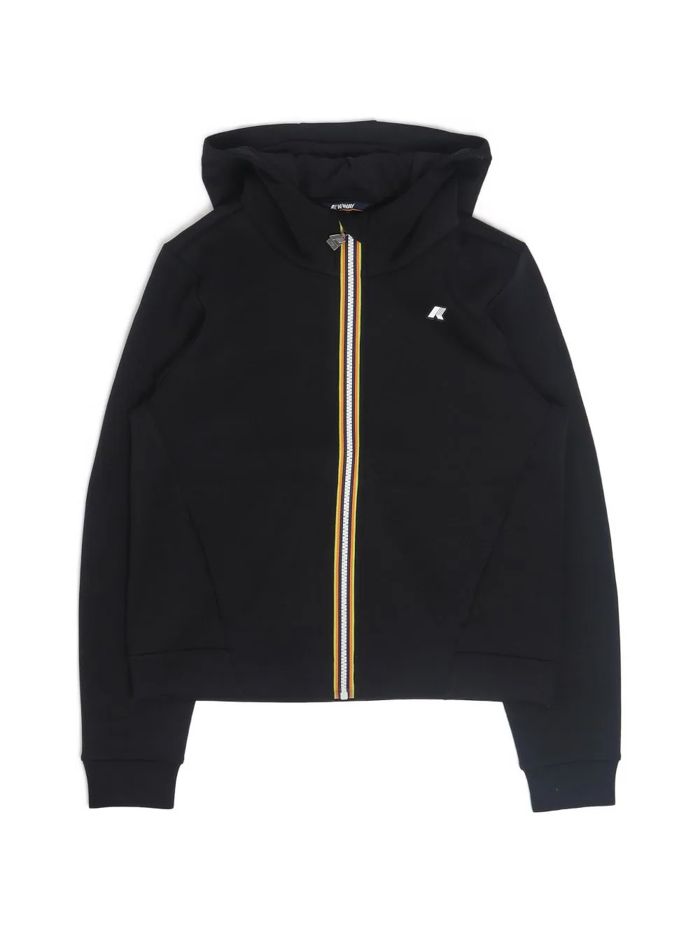 Logo-Patch Zip-Up Hoodie by K Way Kids