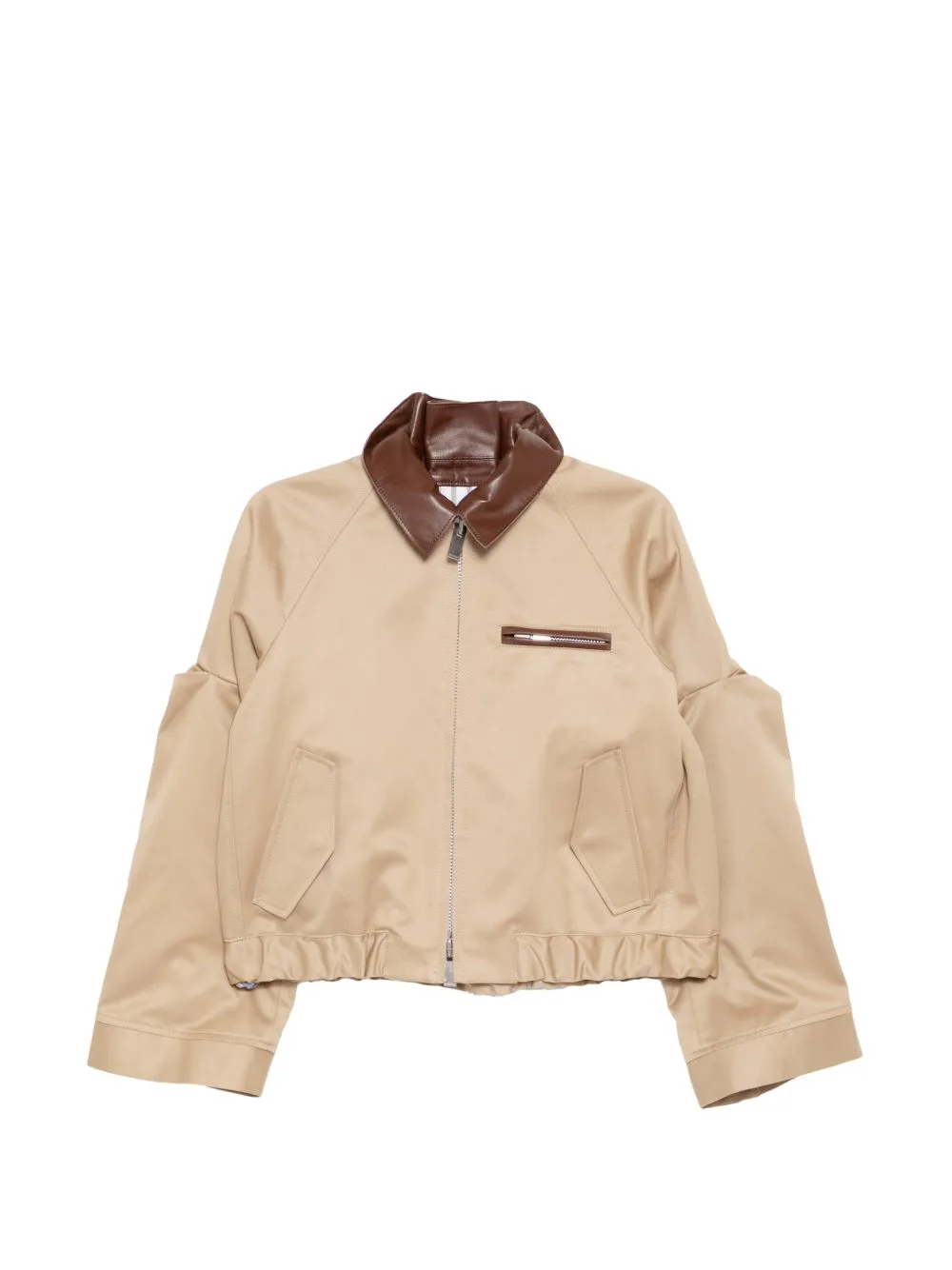 Cut-Out Collared Jacket by sacai