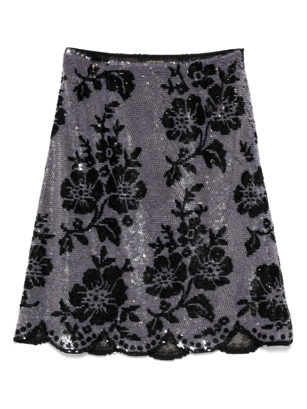 Sequin Mesh Skirt by Ashish