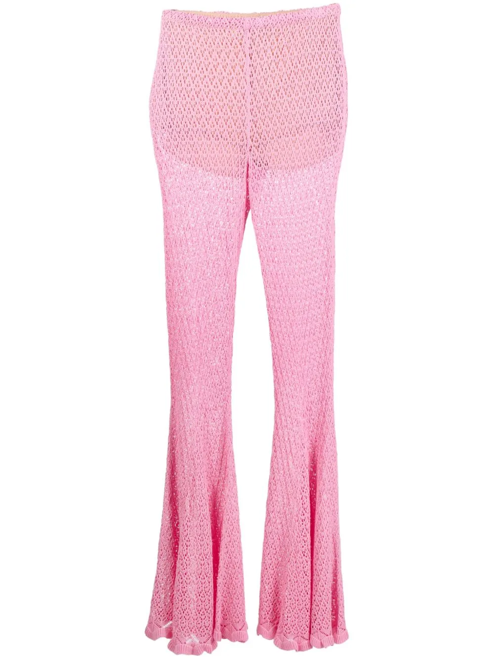 Knitted Flared Trousers by Blumarine