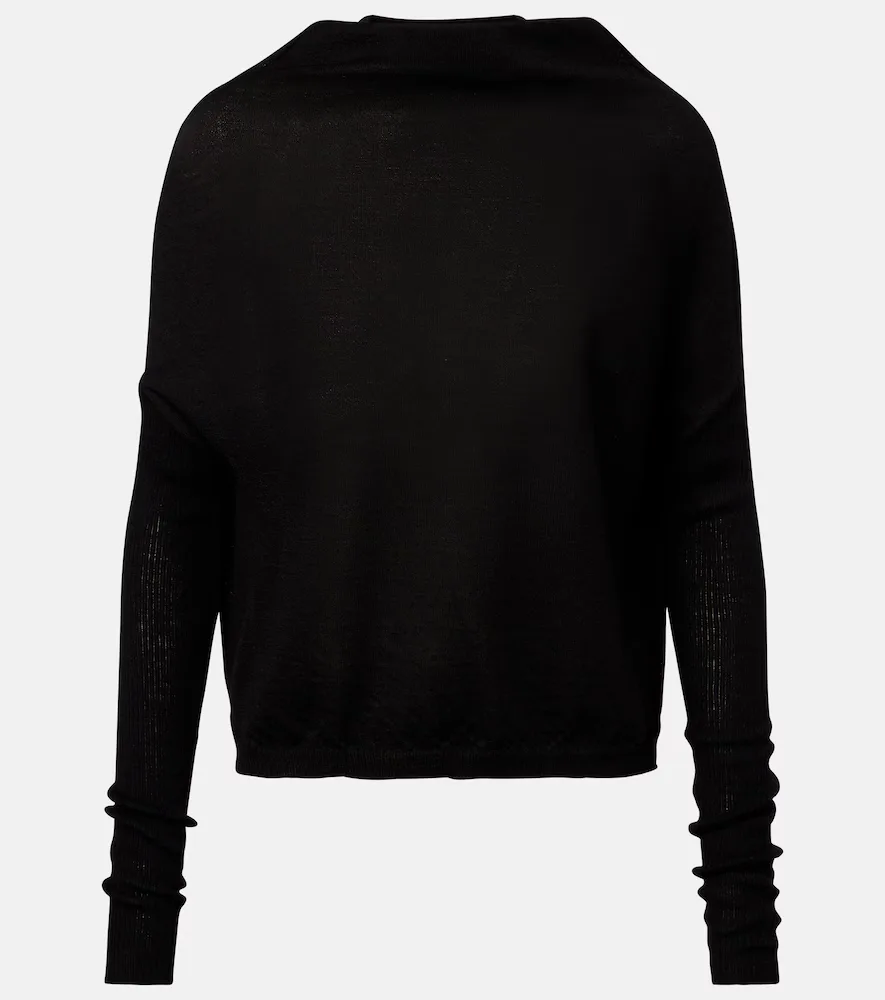 Pull Crater En Laine Vierge by Rick Owens