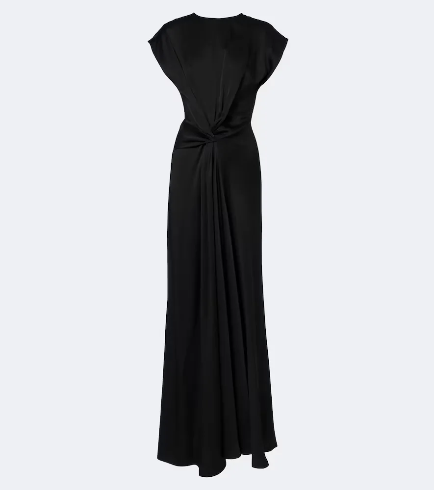 Robe Longue Aria En Satin by Victoria Beckham