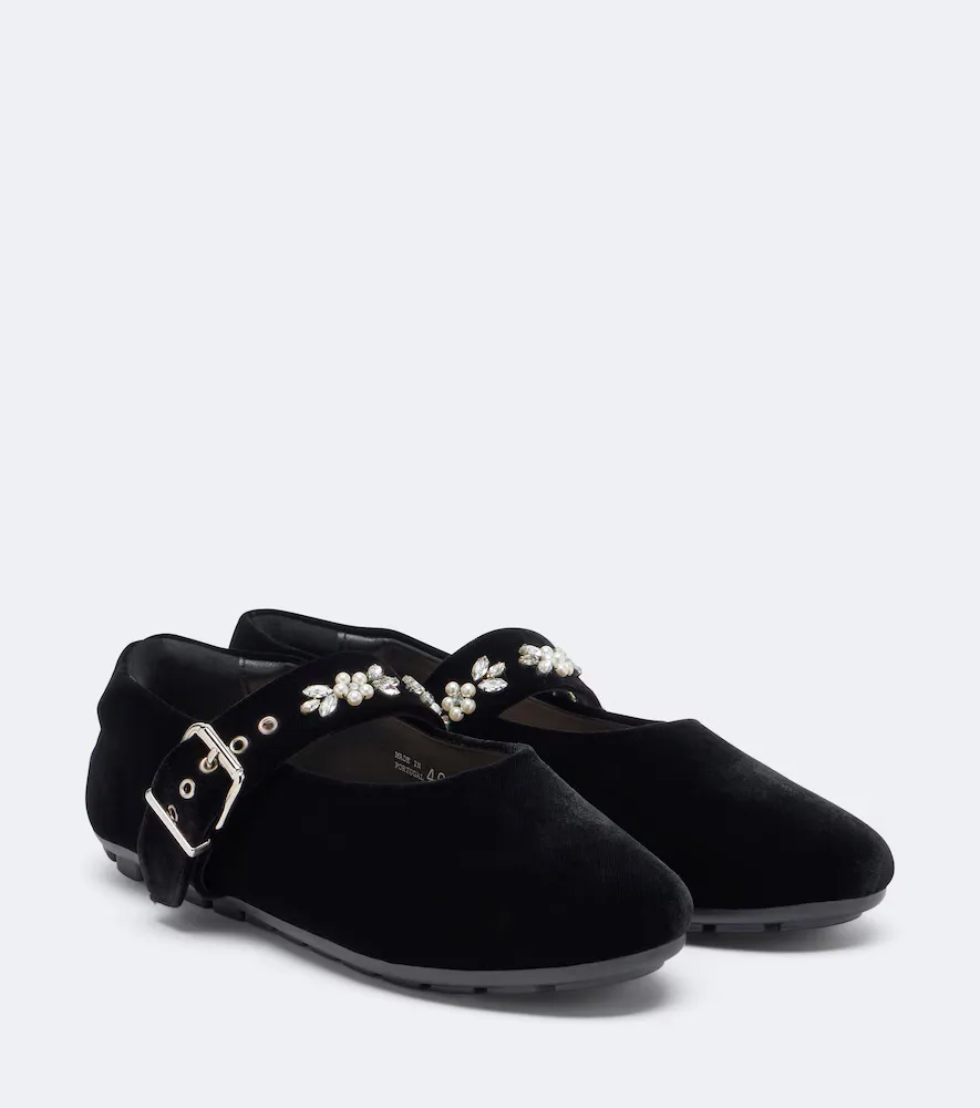 Ballerines Mary Jane à Ornements by Simone Rocha