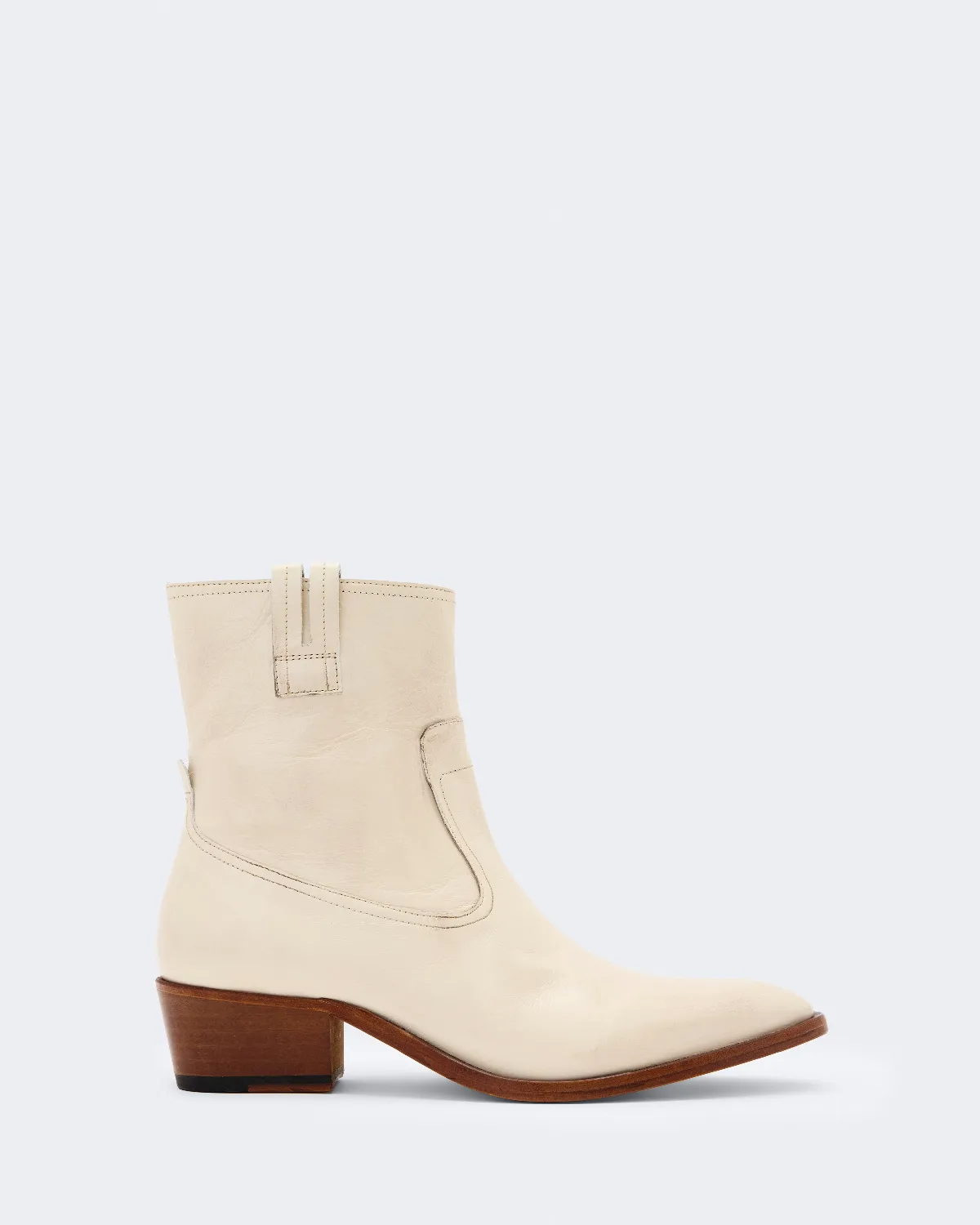 Jura Zip-Up Leather Boots by AllSaints
