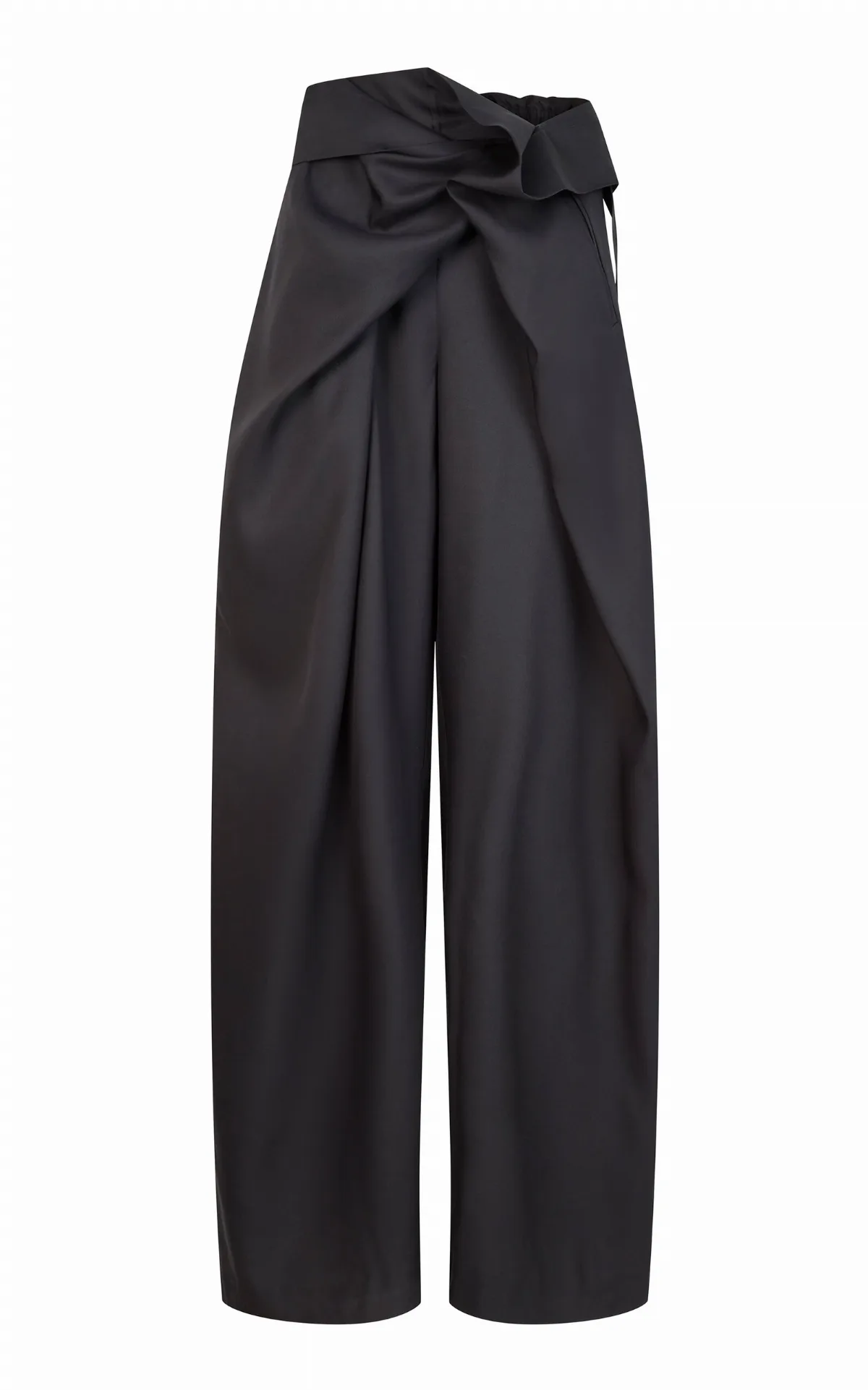 Manuela Wool-Blend Wide-Leg Pants