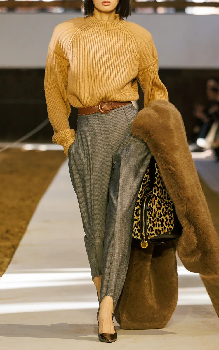 Wool-Blend Twill Stirrup Pants by Stella McCartney
