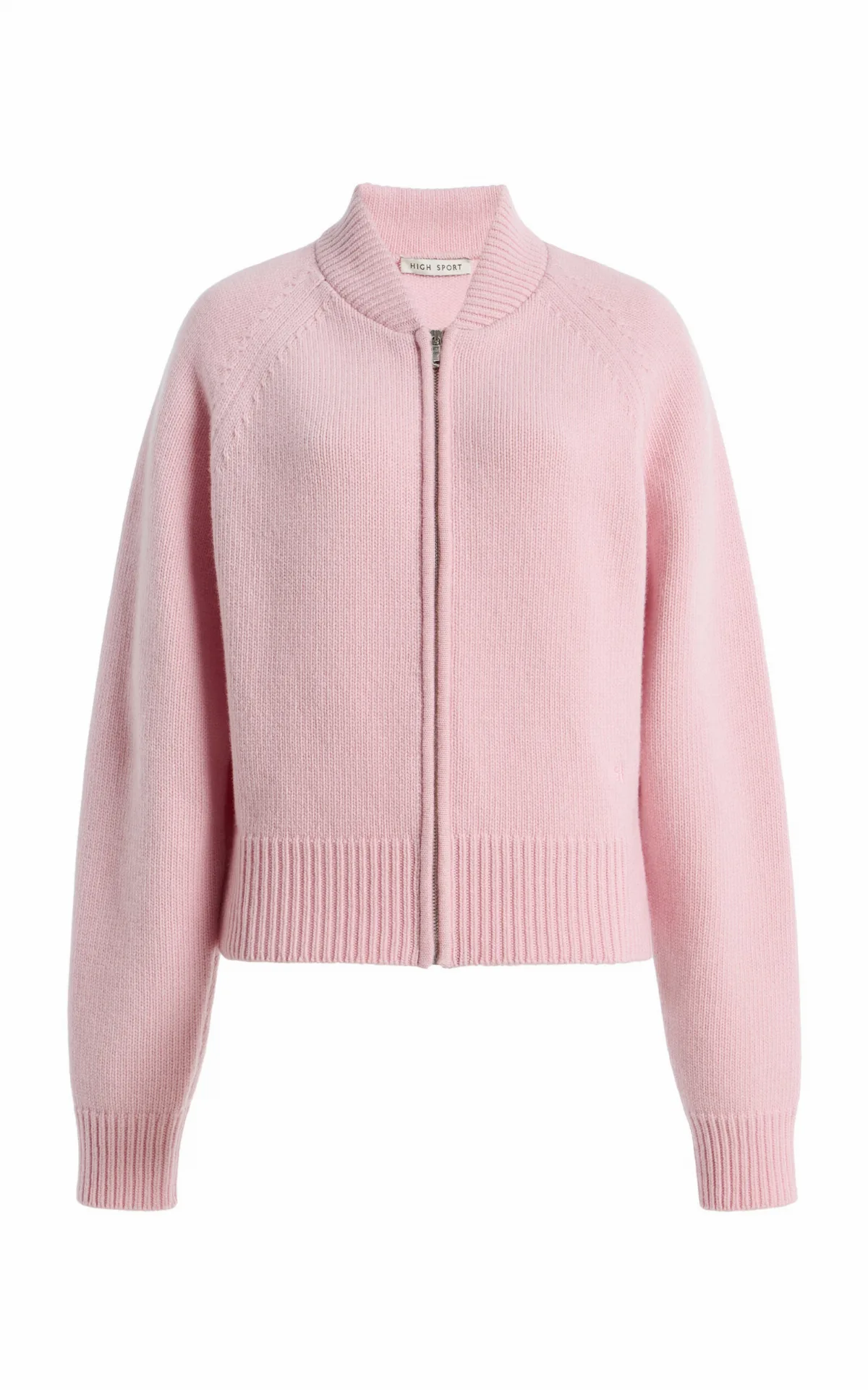 Velma Zip-Up Wool-Cashmere Jacket by High Sport