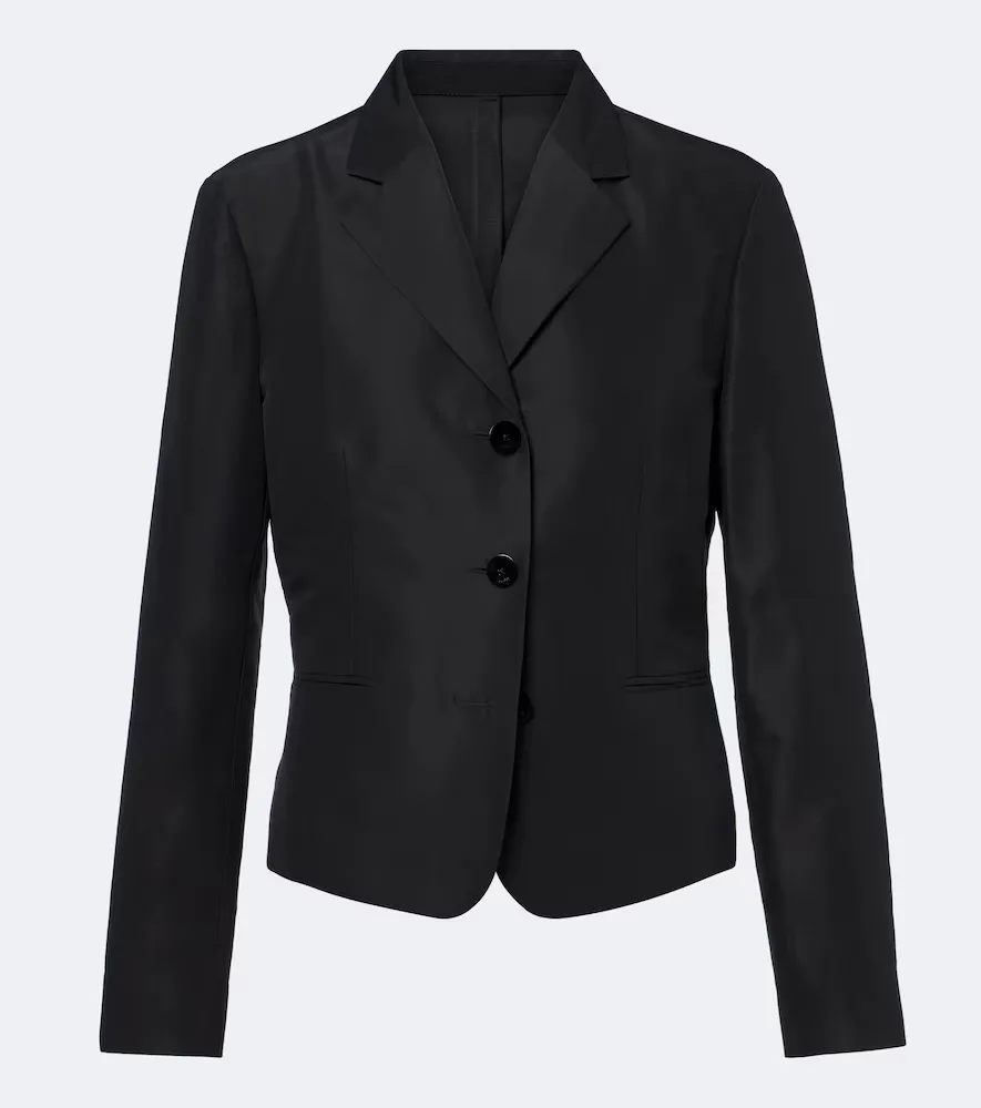 Silk Faille Jacket by Gucci