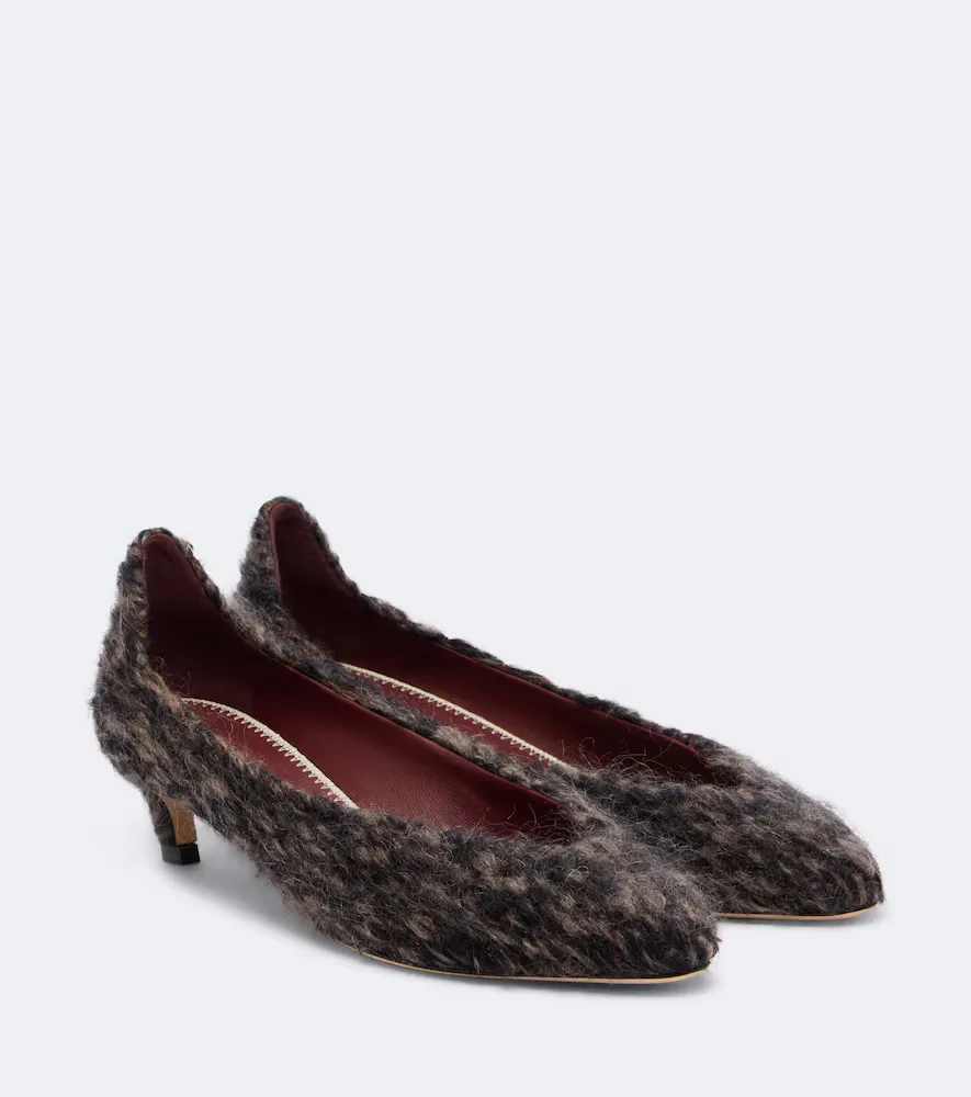 Knitted Leather-Lined Pumps by Magda Butrym