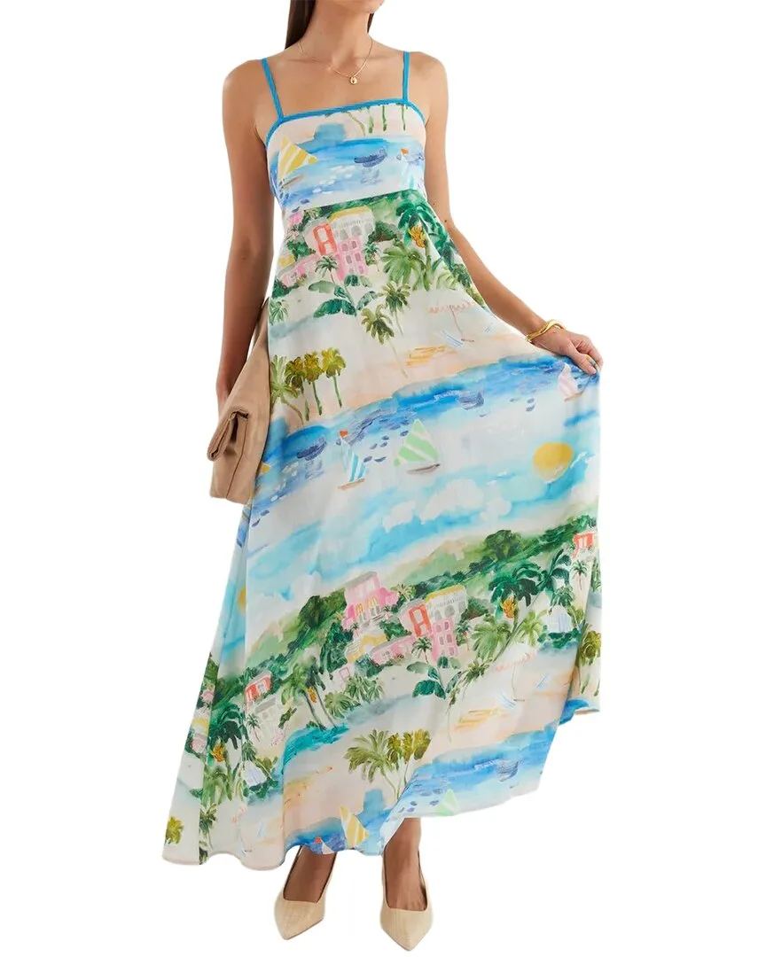 Oloey Printed Maxi Dress by Oloey