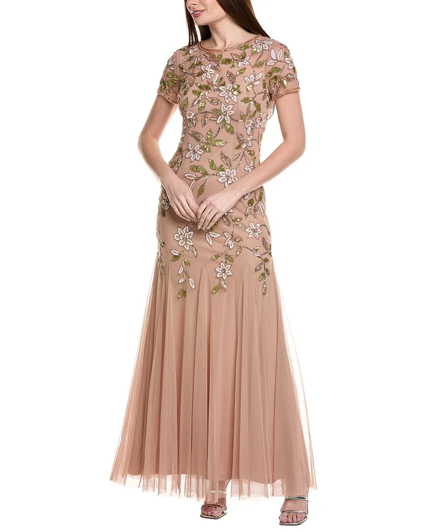 Beaded Gown by Adrianna Papell