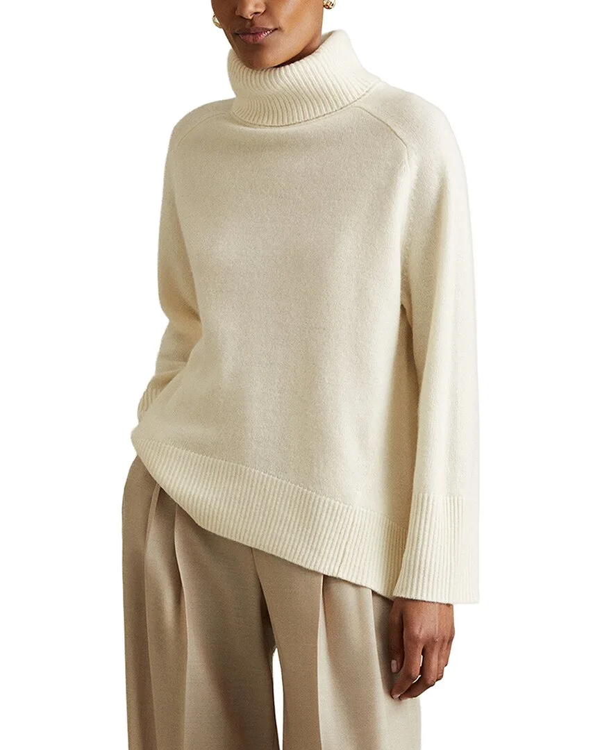 Eliza Wool & Cashmere-Blend Roll Neck Sweater