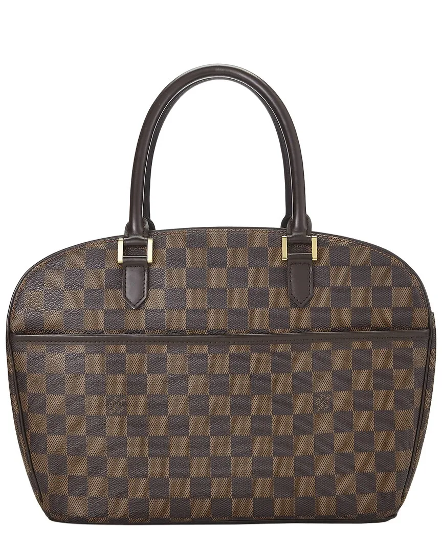 Brown Damier Ebene Coated Canvas Sarria Horizontal (authentic Pre-Loved) by Louis Vuitton