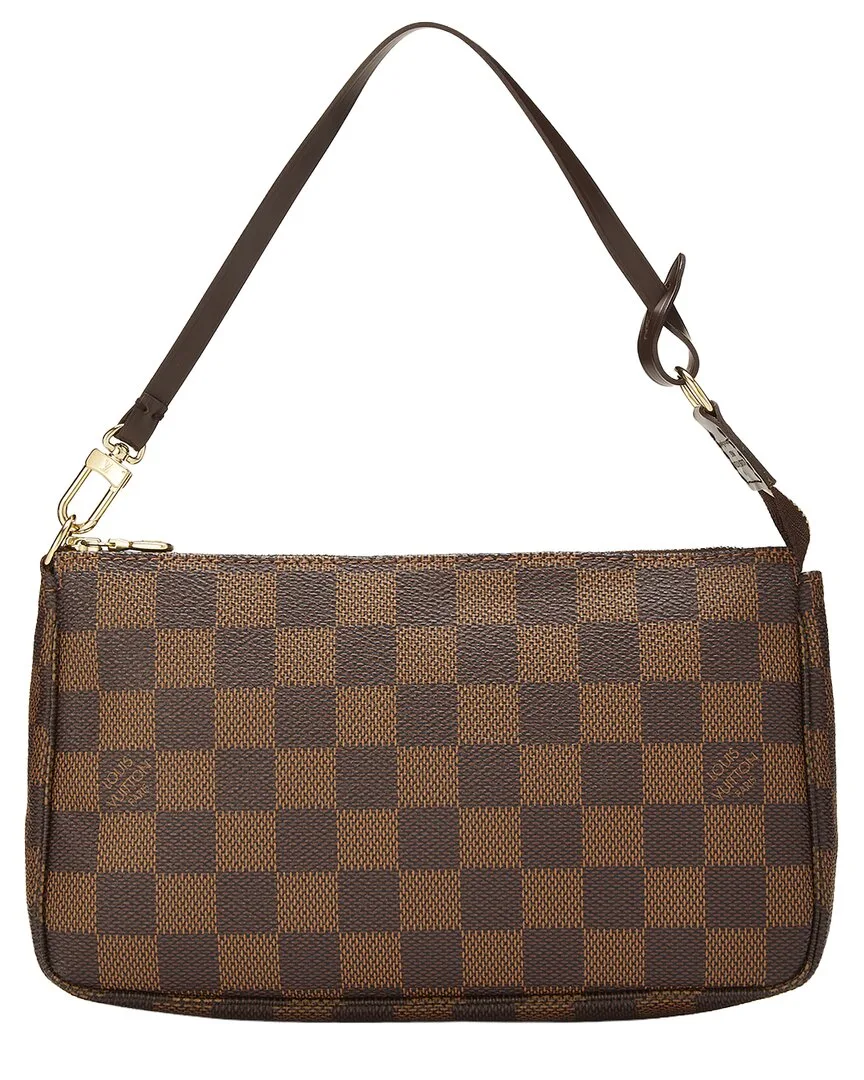 Brown Damier Ebene Coated Canvas Pochette Accessoiresv2 (authentic Pre-Loved) by Louis Vuitton