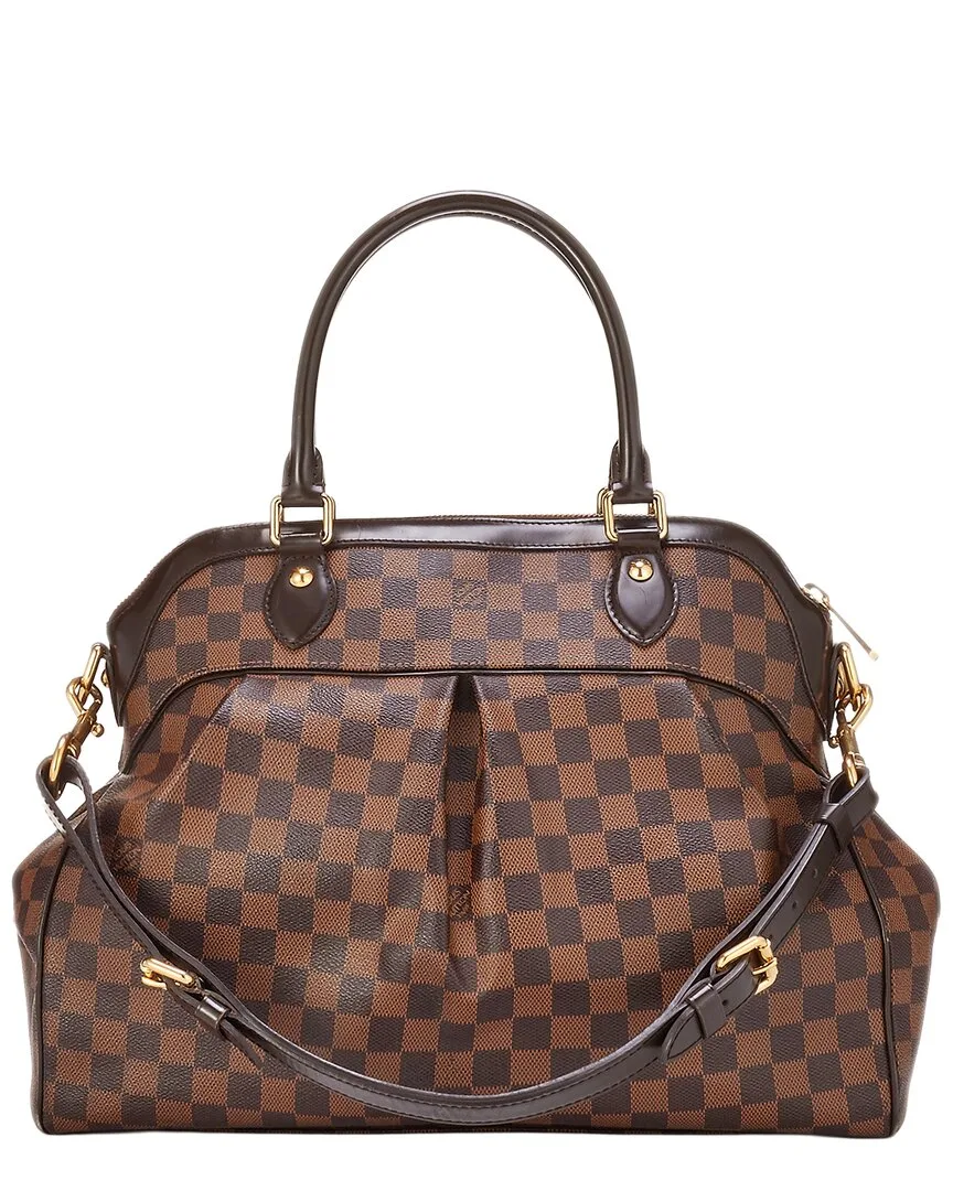 Brown Damier Ebene Coated Canvas Trevi Gm (authentic Pre-Loved) by Louis Vuitton