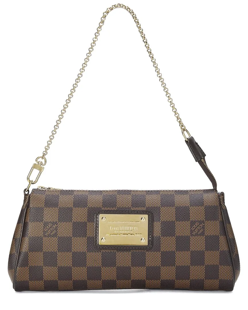 Brown Damier Ebene Coated Canvas Eva (authentic Pre-Loved) by Louis Vuitton