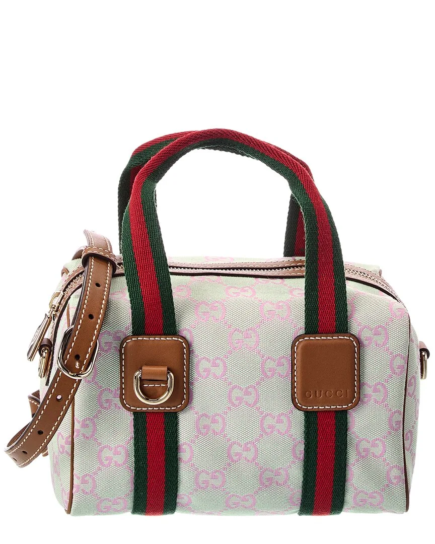 Mini Gg Canvas & Leather Handbag by Gucci