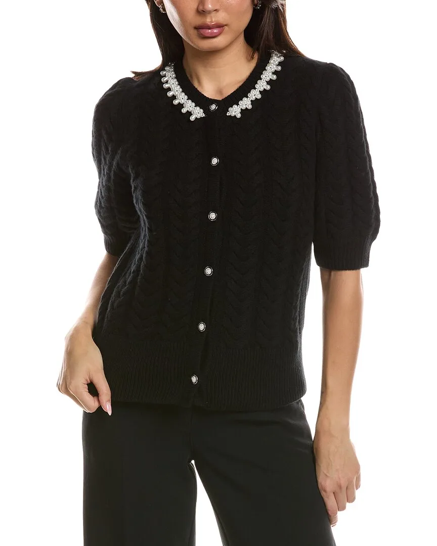The Ella Wool & Cashmere-Blend Cardigan by Elie Tahari