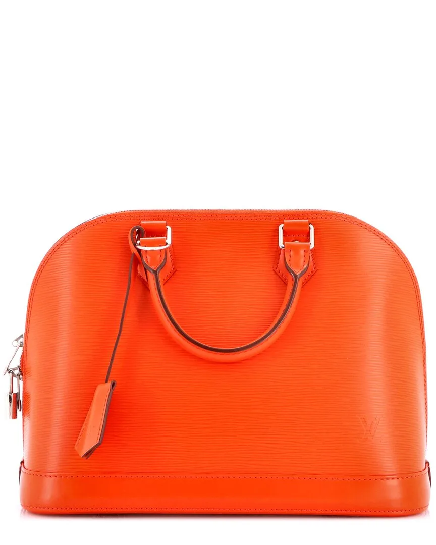 Orange Epi Leather Alma Pm (authentic Pre-Loved) by Louis Vuitton