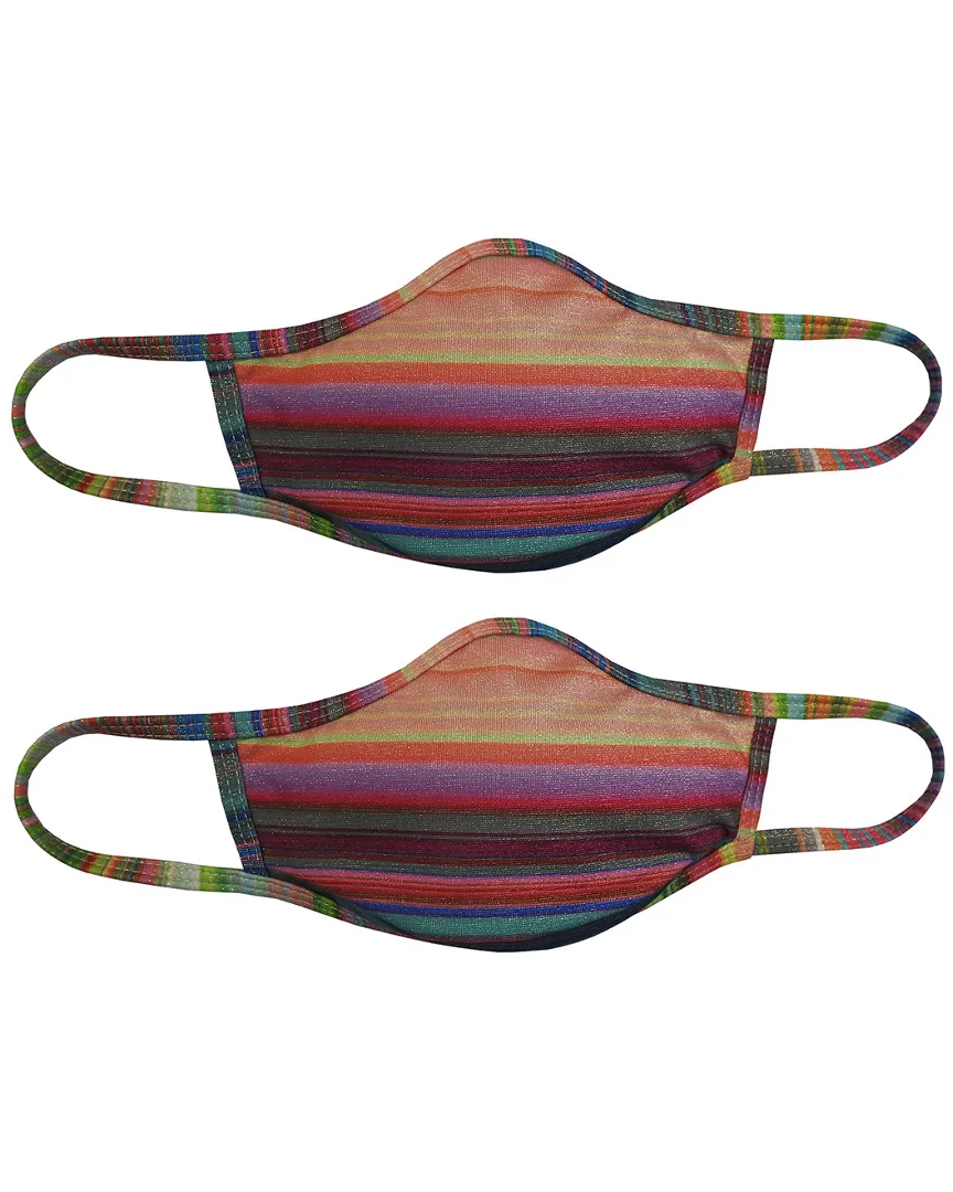 Set of 2 Cloth Face Masks by PQ Swim