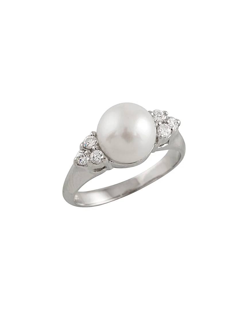 Silver 8-8.5Mm Freshwater Pearl Ring by Splendid