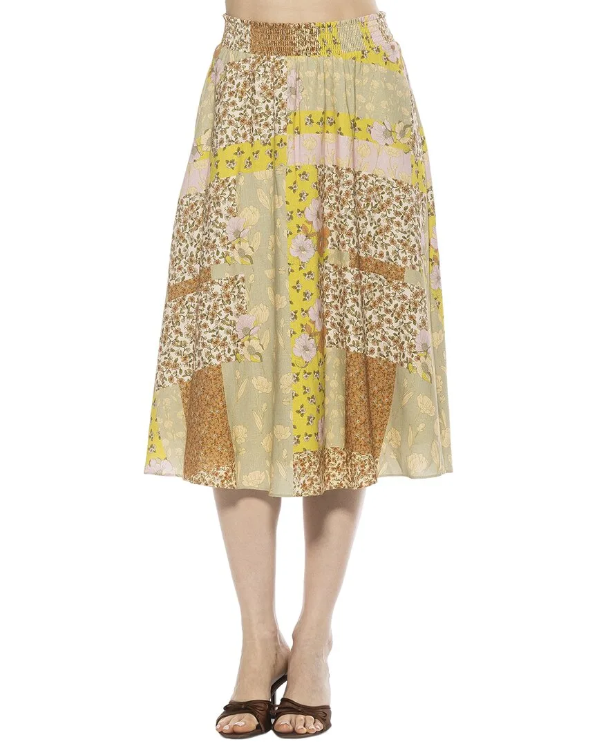 Kliene Linen-Blend Skirt