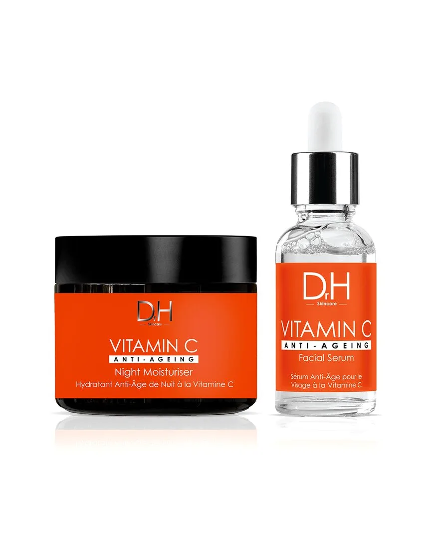 5.7Oz Anti-Aging Vitamin C Facial Serum & Vitamin C Anti-Aging Night Moisturiser by Dr H