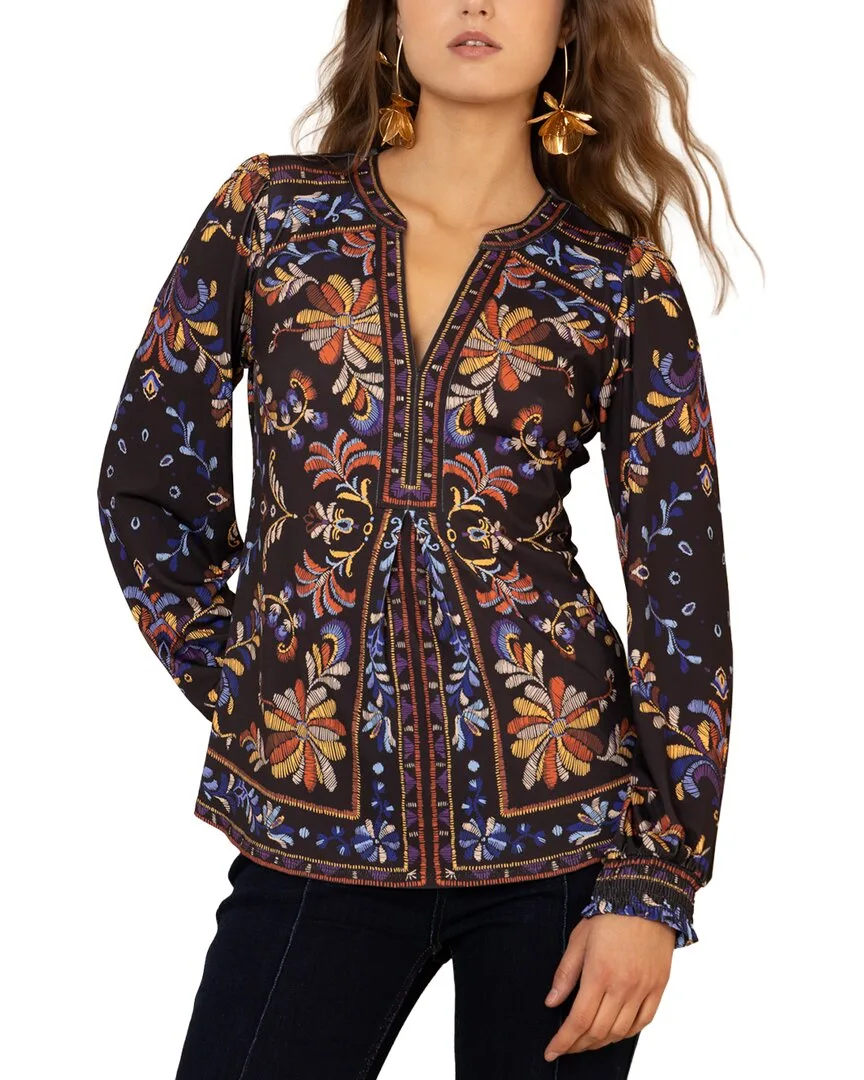 Goldie Long Sleeve Blouse by Hale Bob
