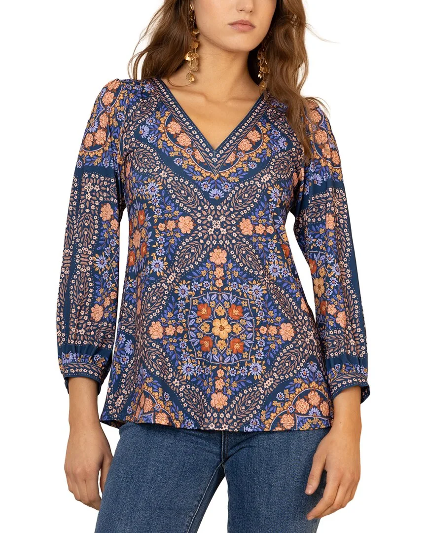 Paloma Long Sleeve Blouse by Hale Bob