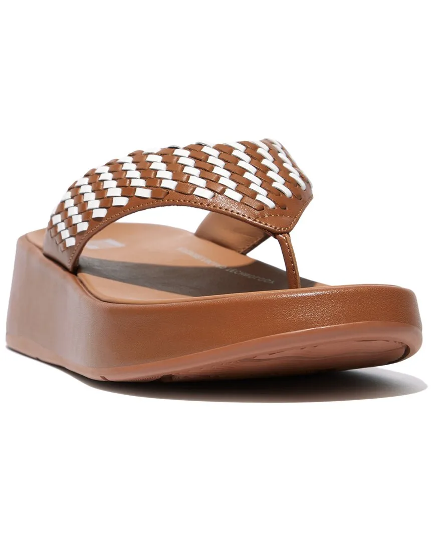 F-Mode Leather Toe Post Sandal by FitFlop