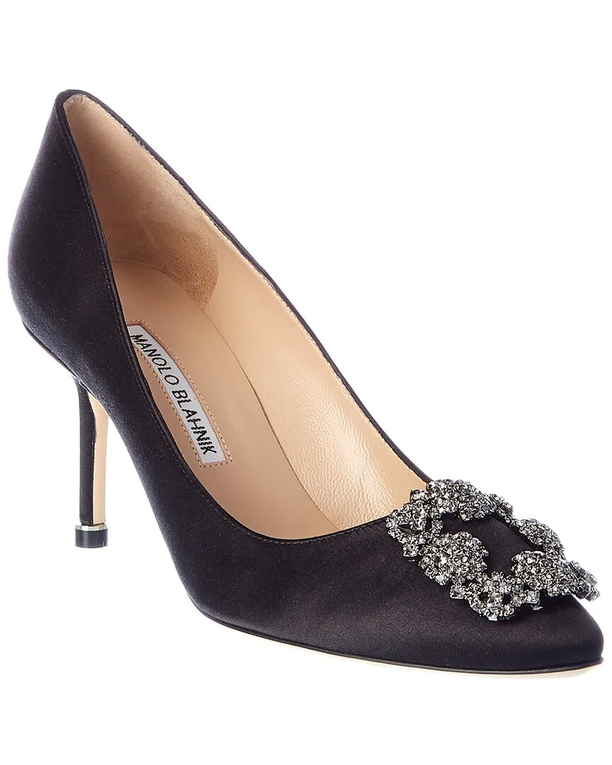 Hangisi 70 Satin Pump by Manolo Blahnik