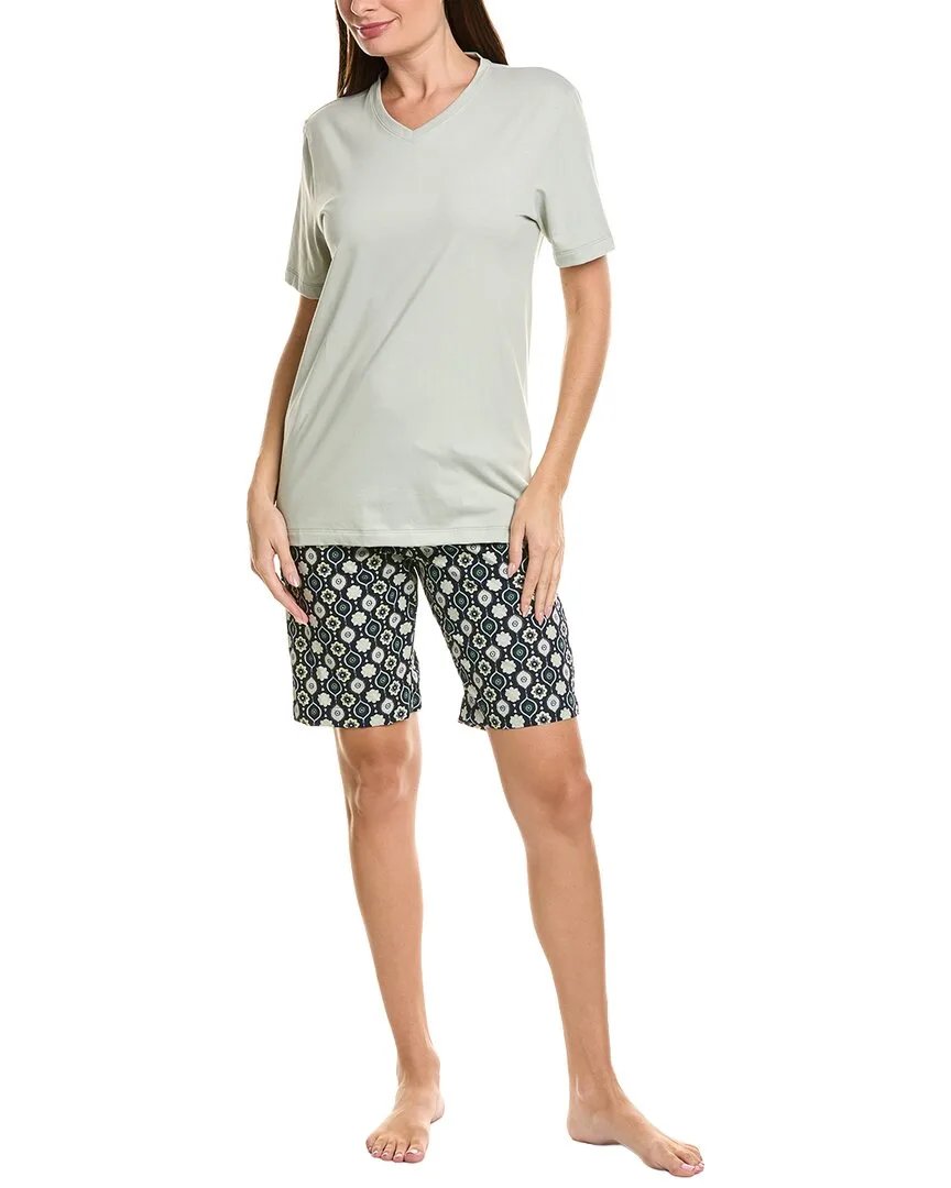 2Pc Night & Day Pajama Set by Hanro