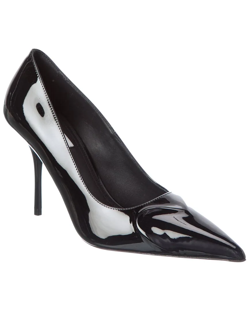 Decollete Patent Pump by Alaia