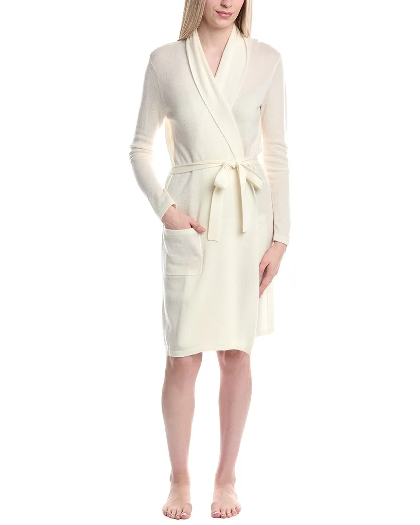 Classic Cashmere & Wool-Blend Jersey Robe by Sofia Cashmere