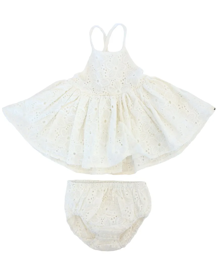 Eyelet Party Dress (panty to 2-3) by Oh Baby