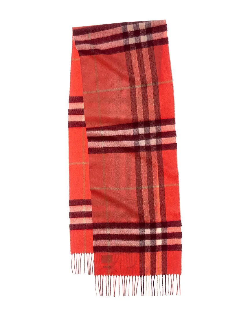 Classic Check Cashmere Scarf by Burberry
