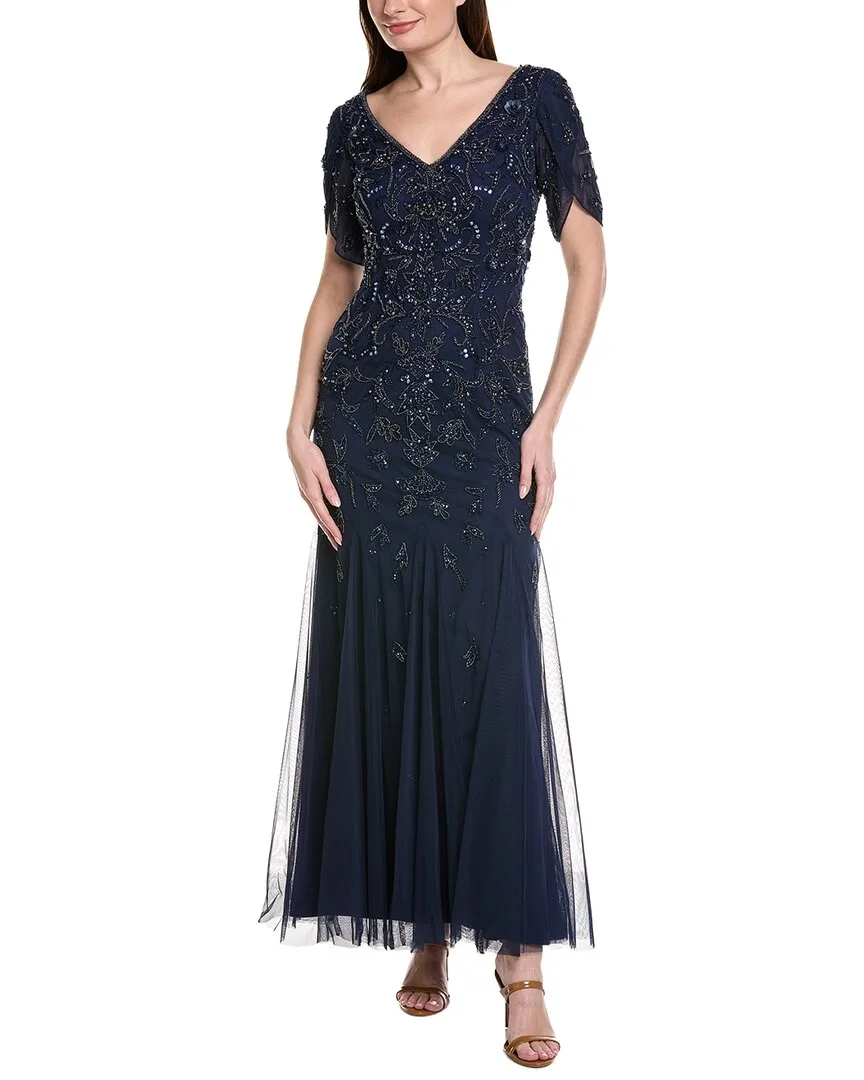 Beaded Mermaid Gown by Adrianna Papell